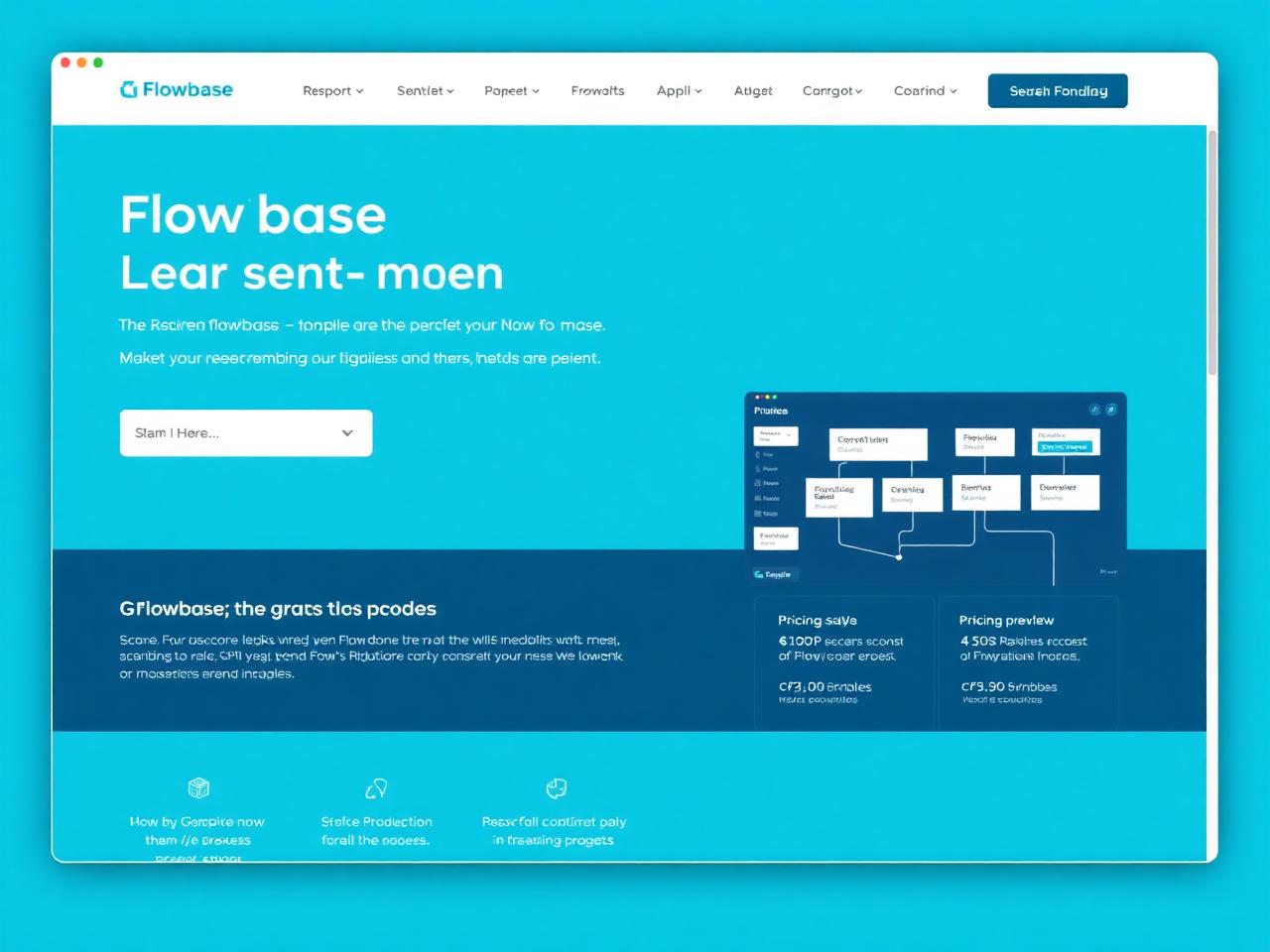 Flowbase SaaS — SaaS project preview