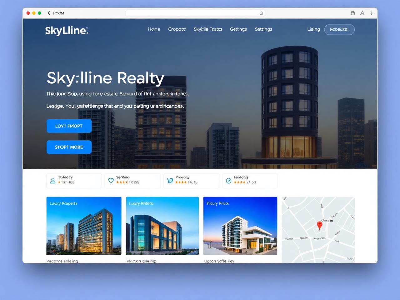 Skyline Realty — Real Estate project preview